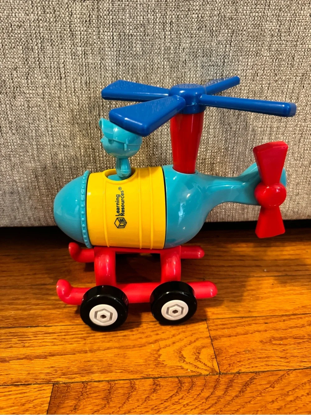 Learning Resources 1-2-3 Build It! Rocket- Train-Helicopter